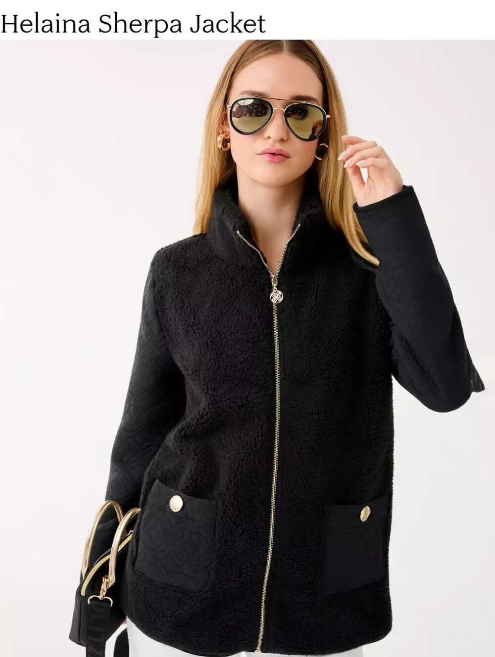 NWT - Lilly Pulitzer Helaina Sherpa Jacket - Large